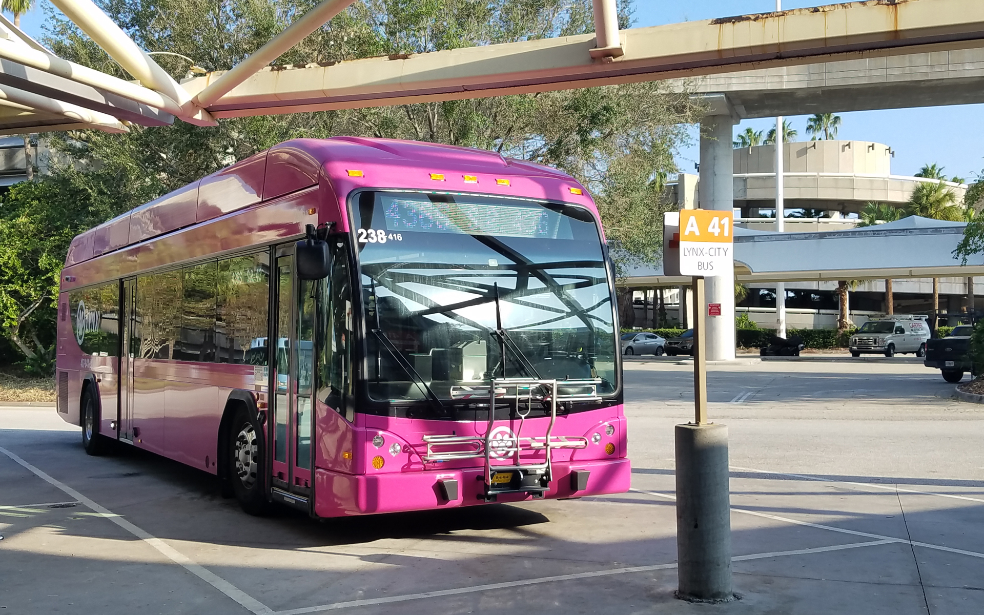 LYNX Bus, Bus 219-415 on Link 50 (Inbound: Magic Kingdom / …