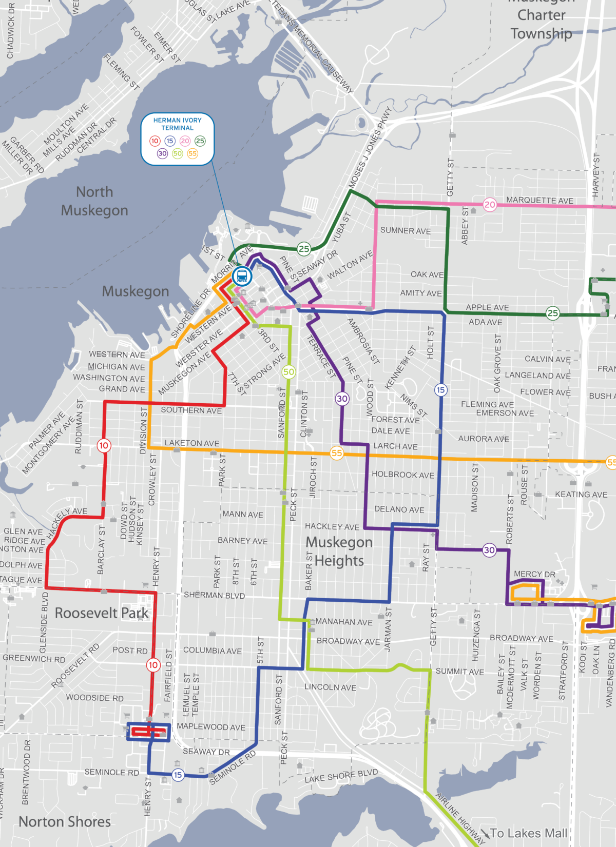 Muskegon Area Transit System Route Study COA • Foursquare ITP