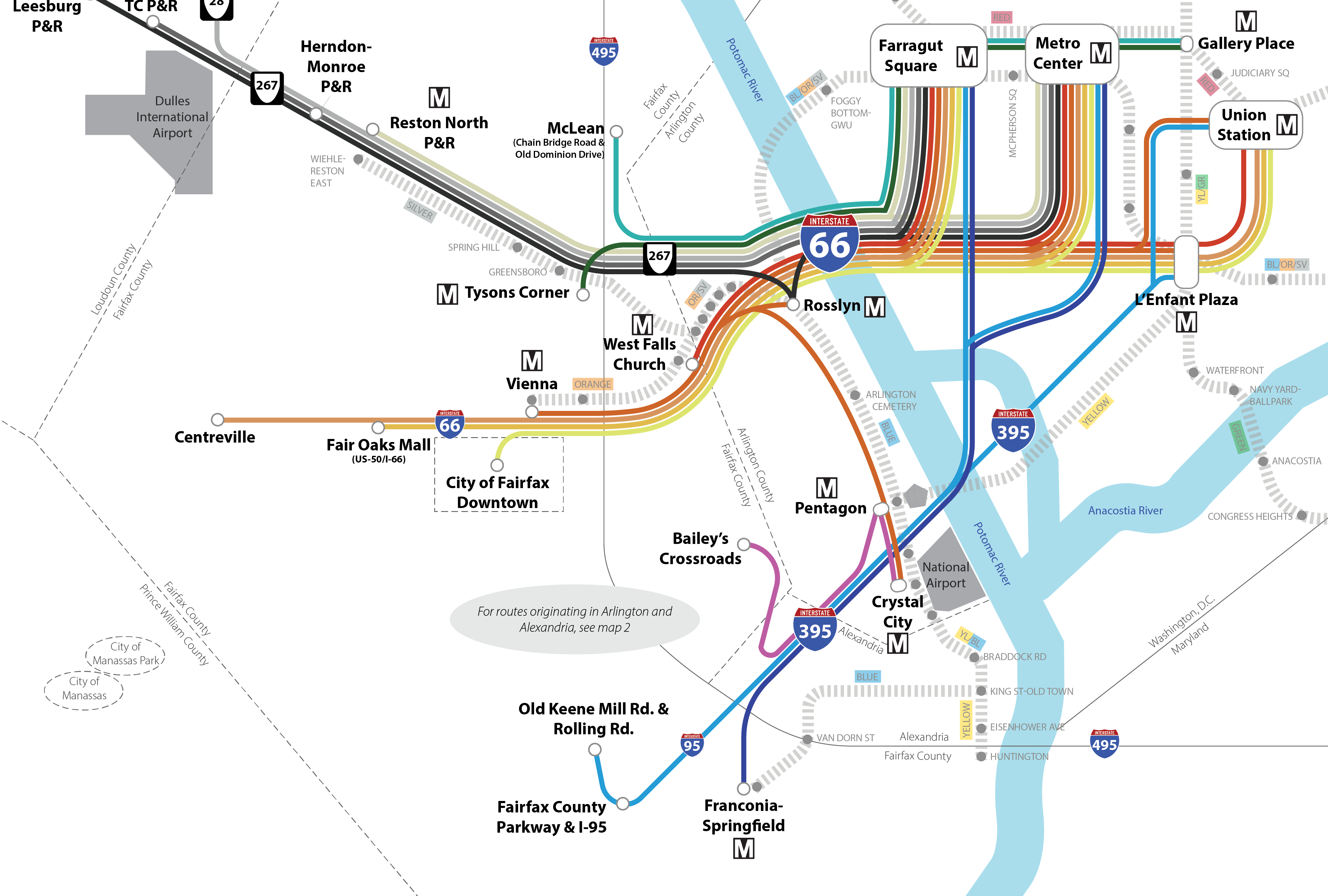 WMATA Blue Orange Silver Alternatives Analysis • Foursquare ITP