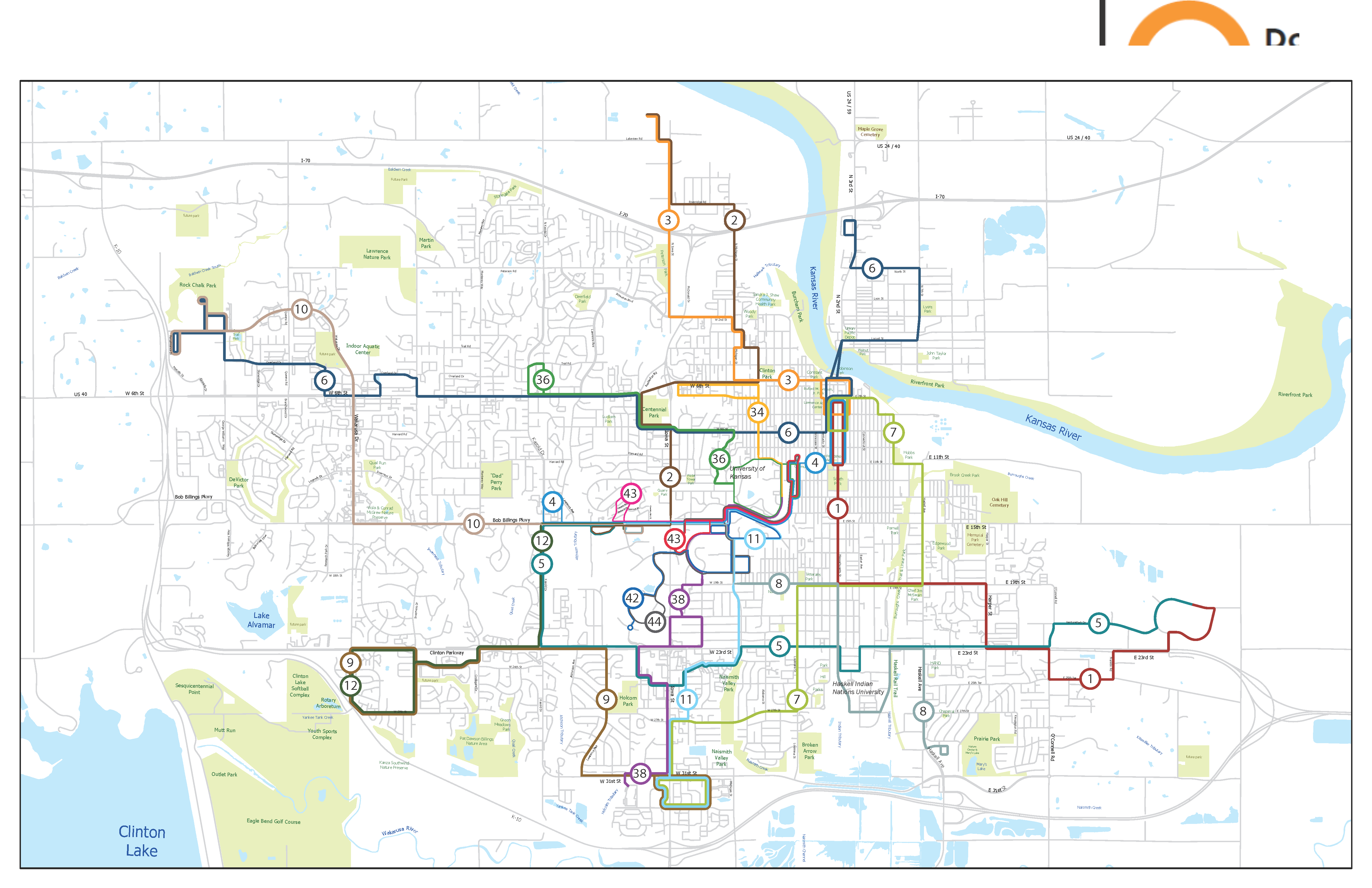 Lawrence Transit Route Redesign Study • Foursquare Itp